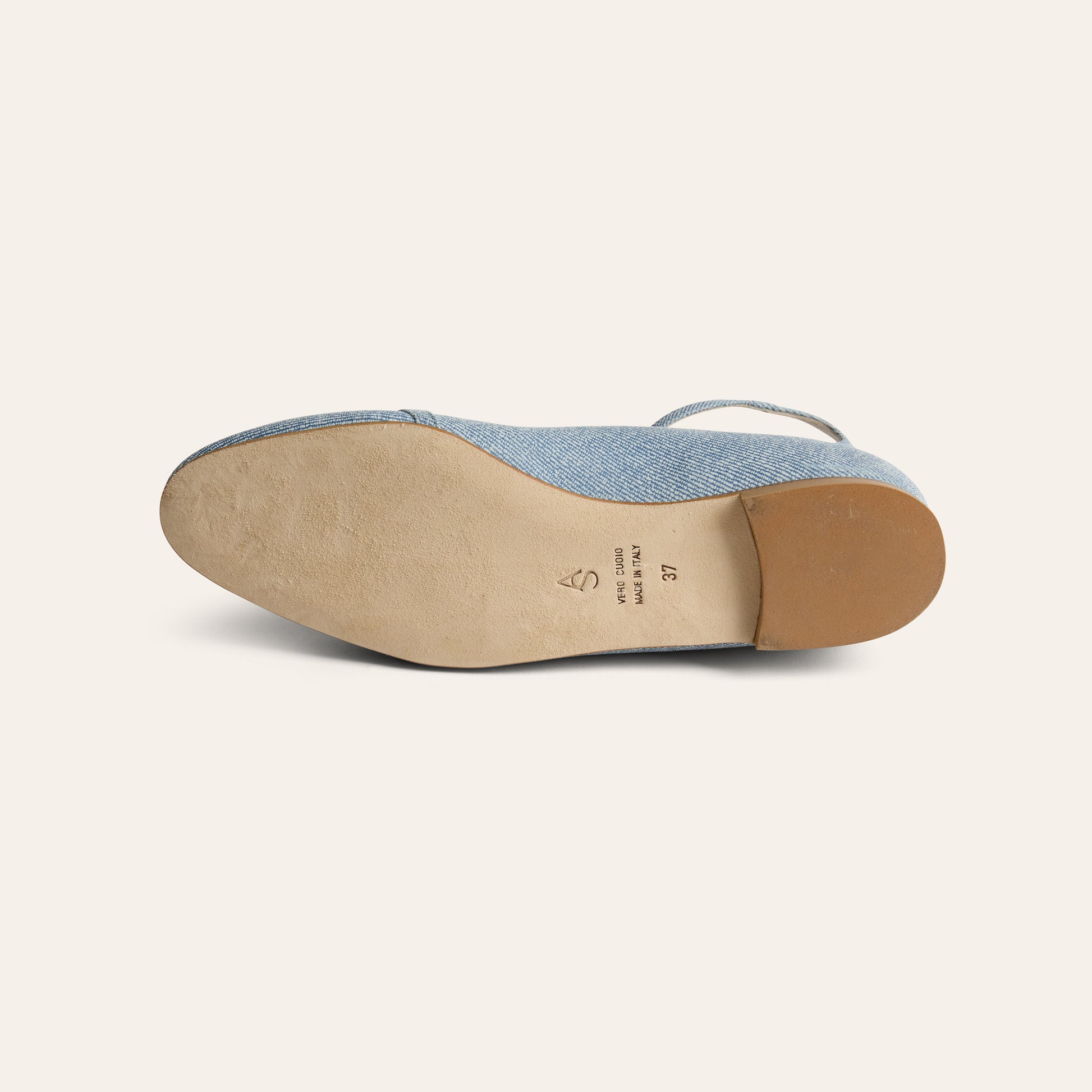 Nola Almond - White Denim
