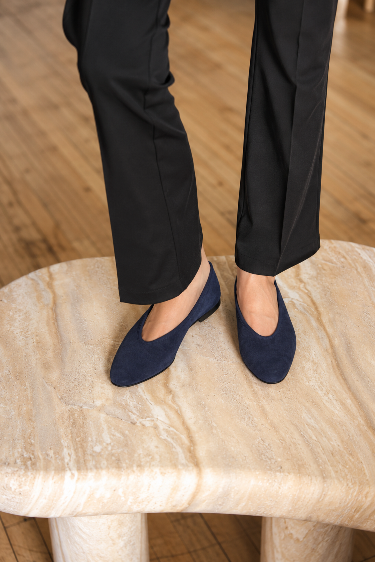 Siena Due - Navy Suede