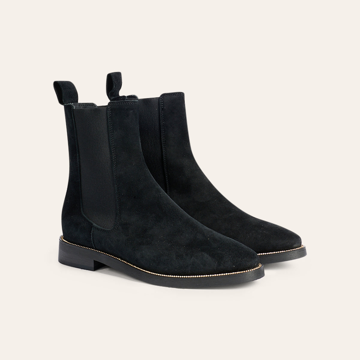 Pavia - Black Suede