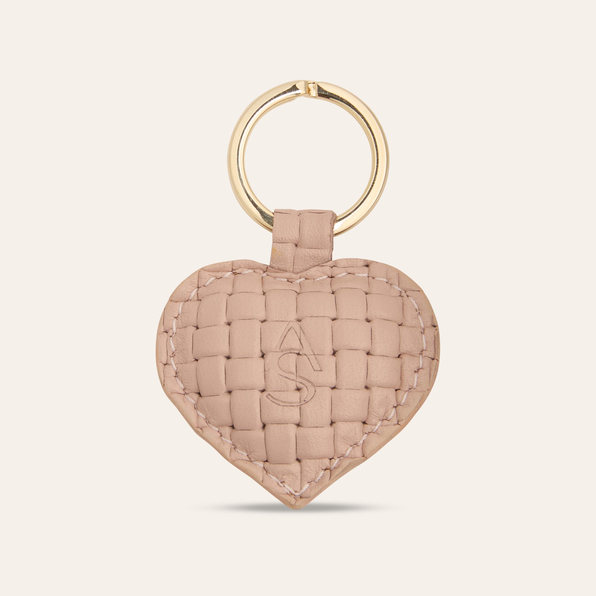 Heart Keychain - Blush Cassette