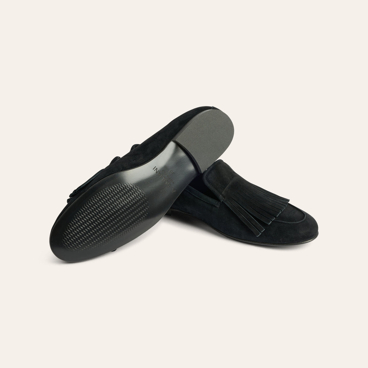 Pesaro Loafer - Black Suede