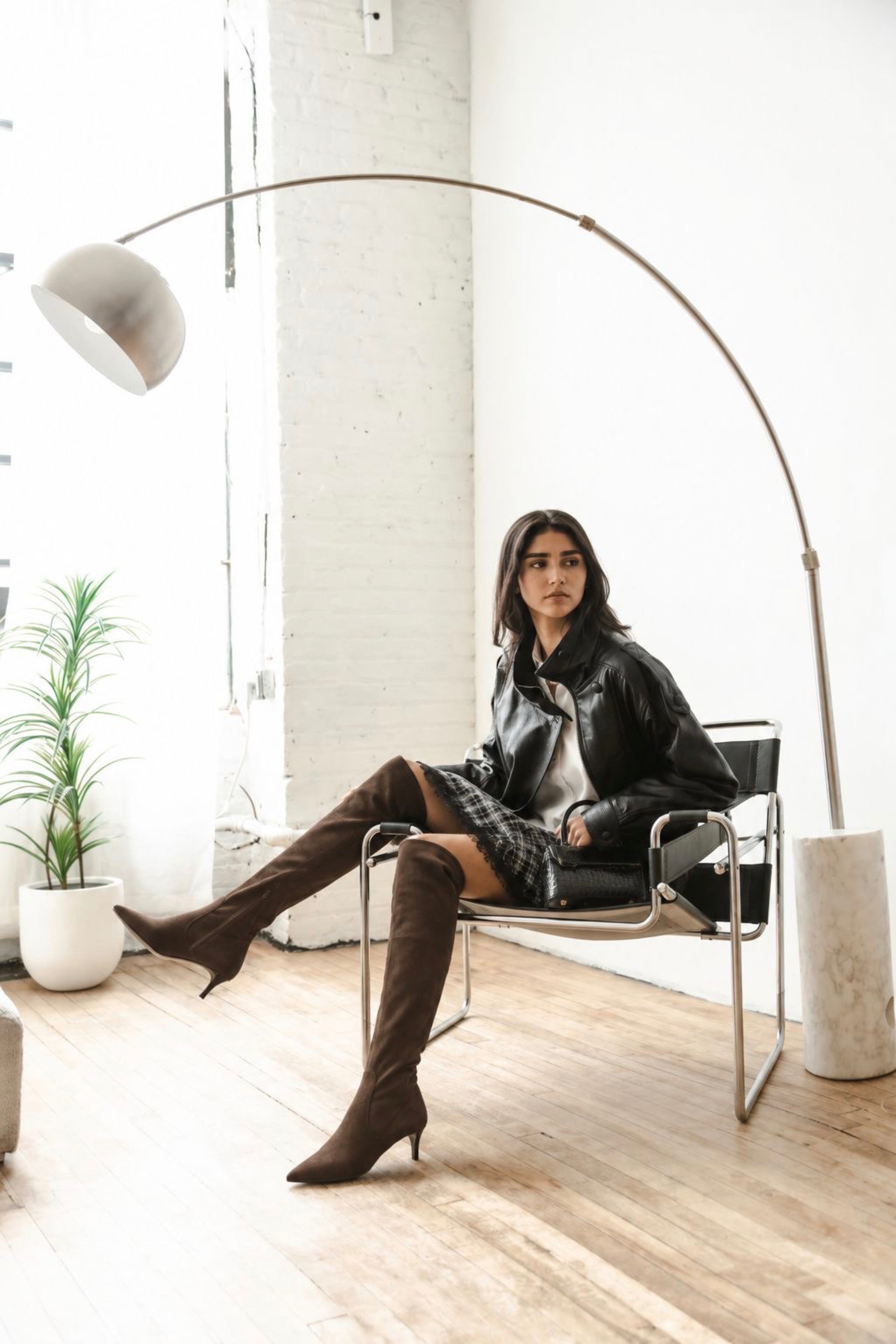 Atessa - Chocolate Suede – A. Soliani