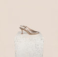 Load image into Gallery viewer, Prato Gold Pointed Toe Heels
