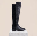 Load image into Gallery viewer, Black leather/suede boots
