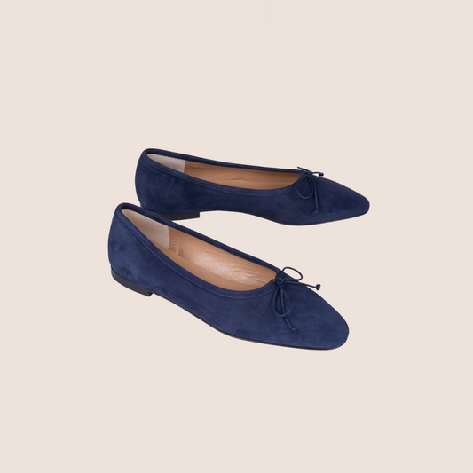 Como - Navy Blue Suede