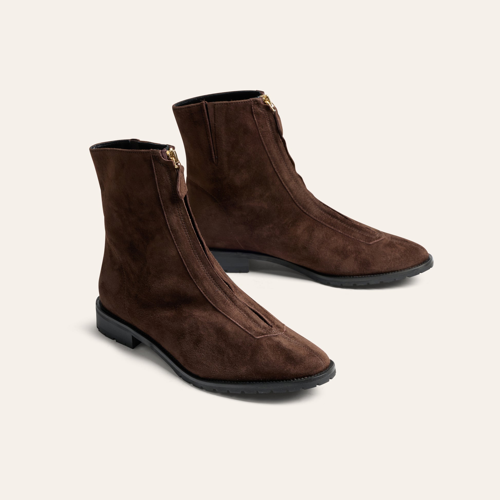 Roma Due- Chocolate Suede