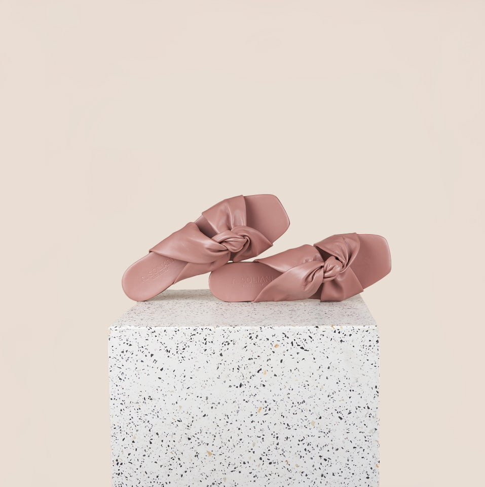 Dusty cheap rose sandals