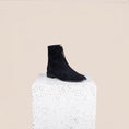 Load image into Gallery viewer, Roma Zip-Up Ankle Boot - Black Suede

