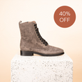Load image into Gallery viewer, Asti - Gray Suede SAMPLE SALE - FINAL SALE
