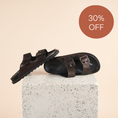 Load image into Gallery viewer, Parma Slippers - Bronze SAMPLE SALE - FINAL SALE
