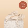 Load image into Gallery viewer, Doria - Ivory Nappa Sandals SAMPLE SALE - FINAL SALE

