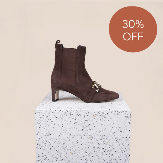 Alice - Chocolate Suede SAMPLE SALE - FINAL SALE