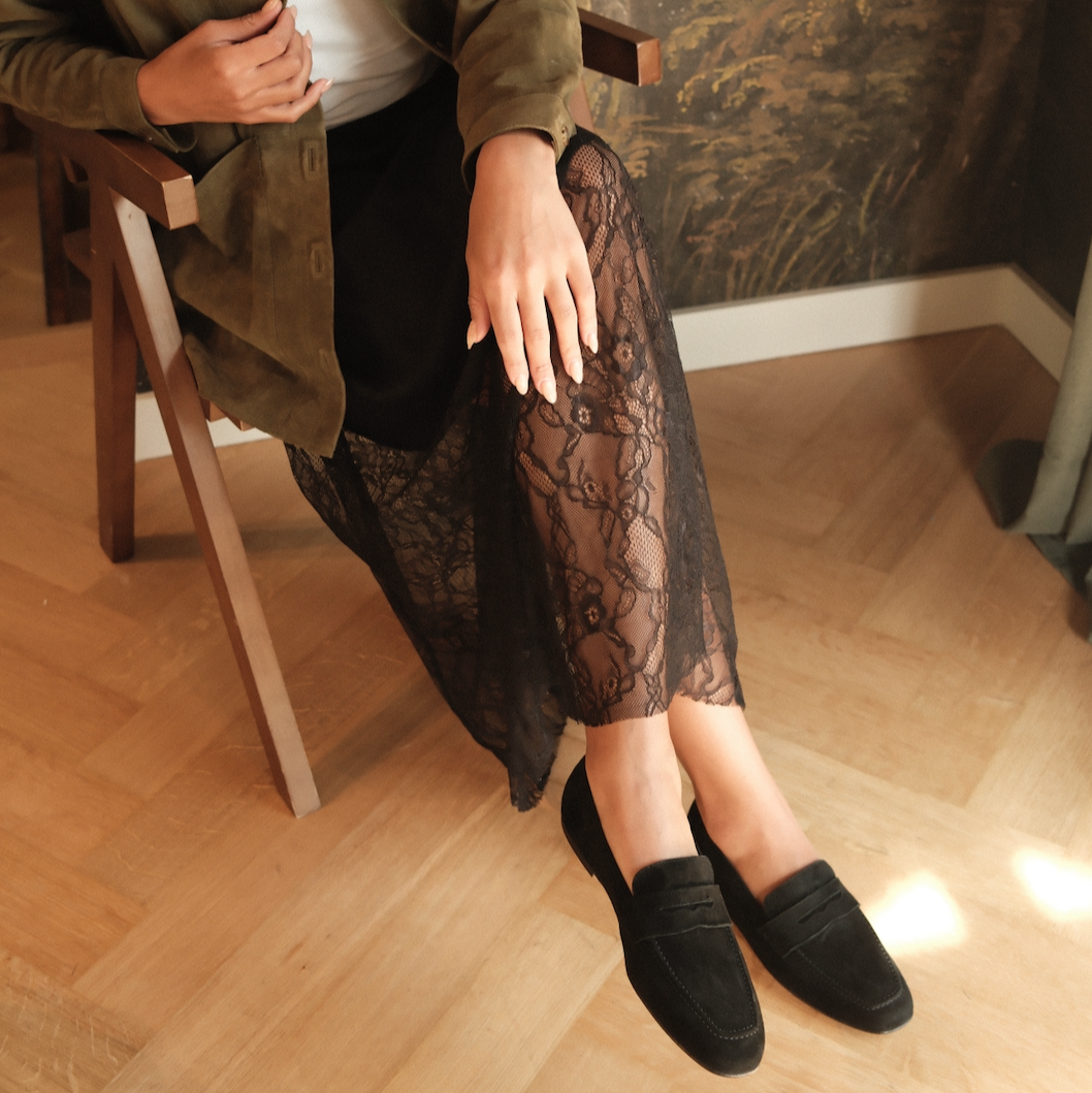 Lodi Due - Black Suede