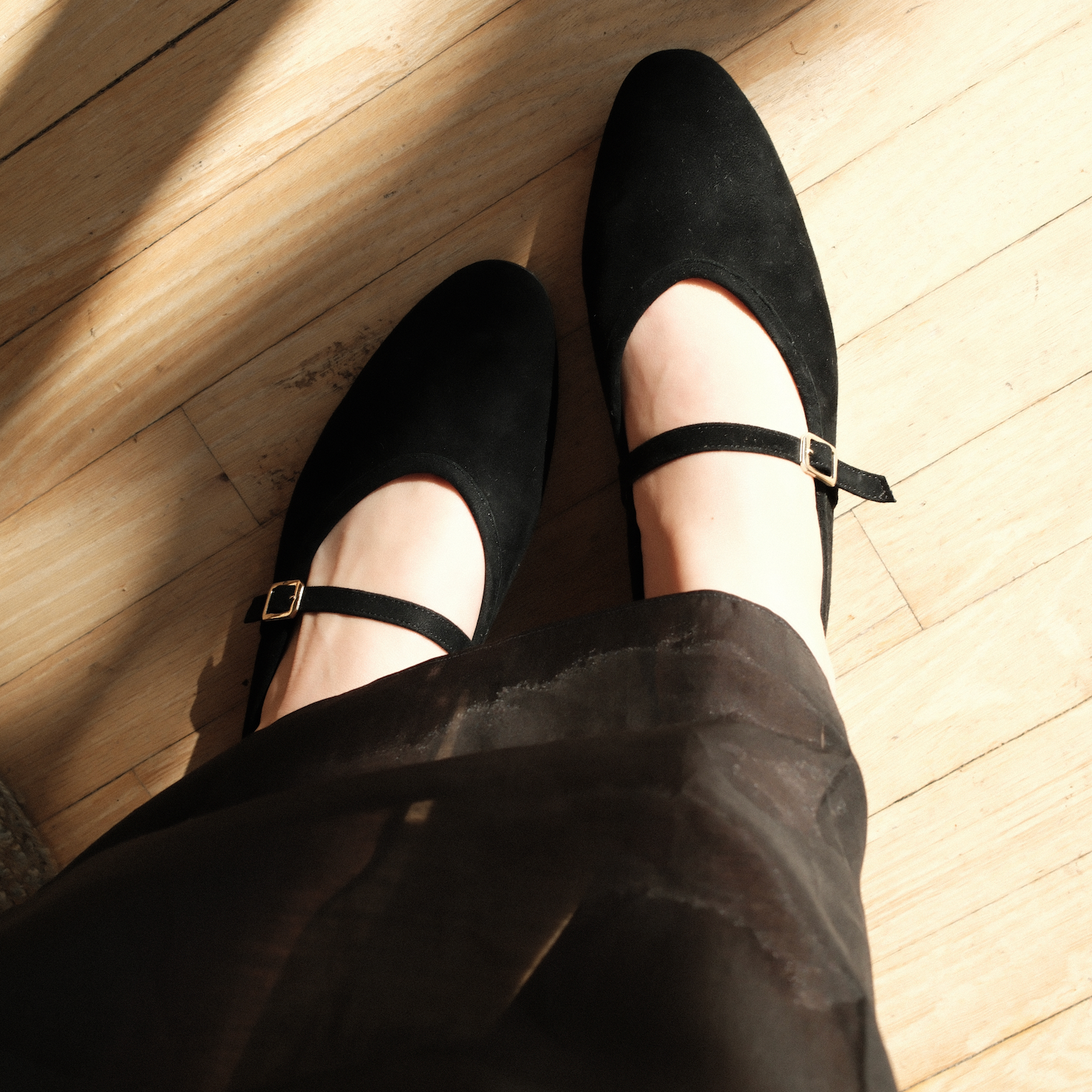 Cori - Black Suede