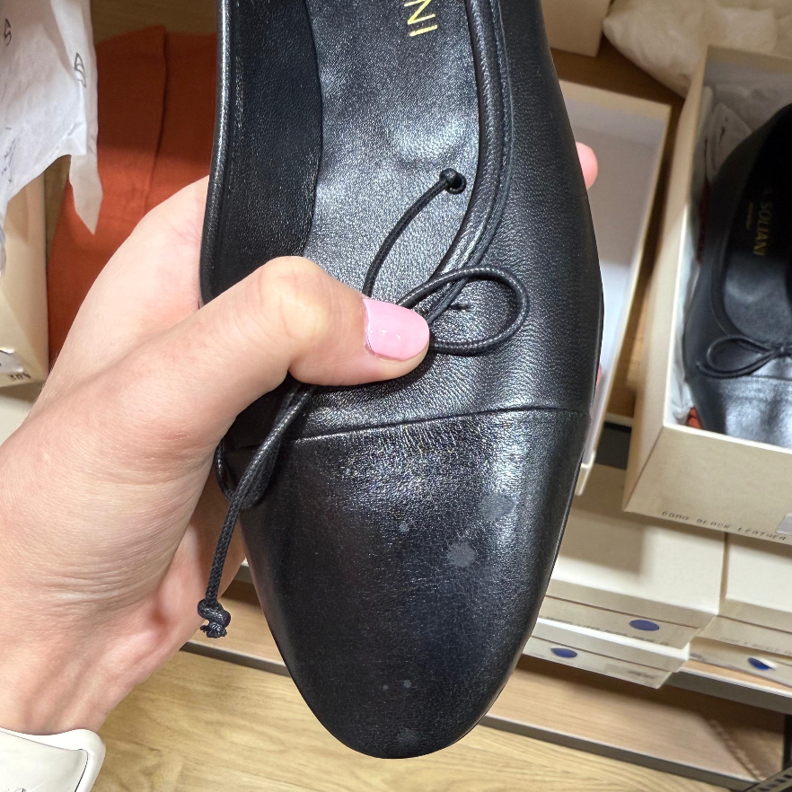 Como - Black Leather / Mist SAMPLE SALE - FINAL SALE