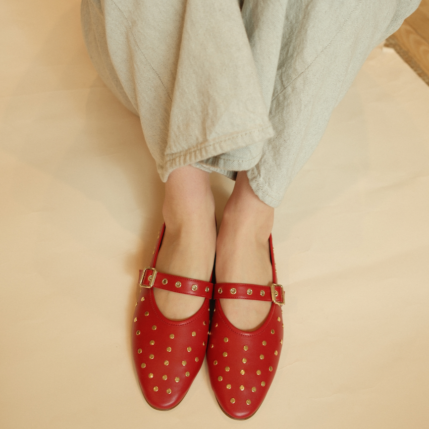 Como Buckle - Hibiscus Studs