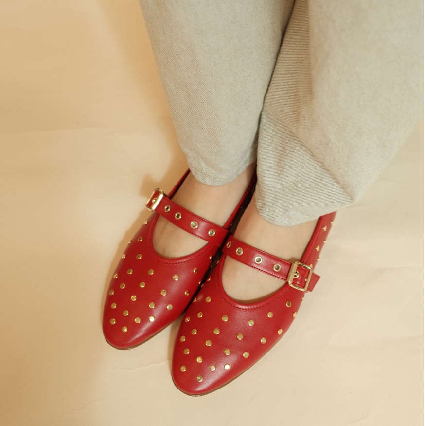 Como Buckle - Hibiscus Studs