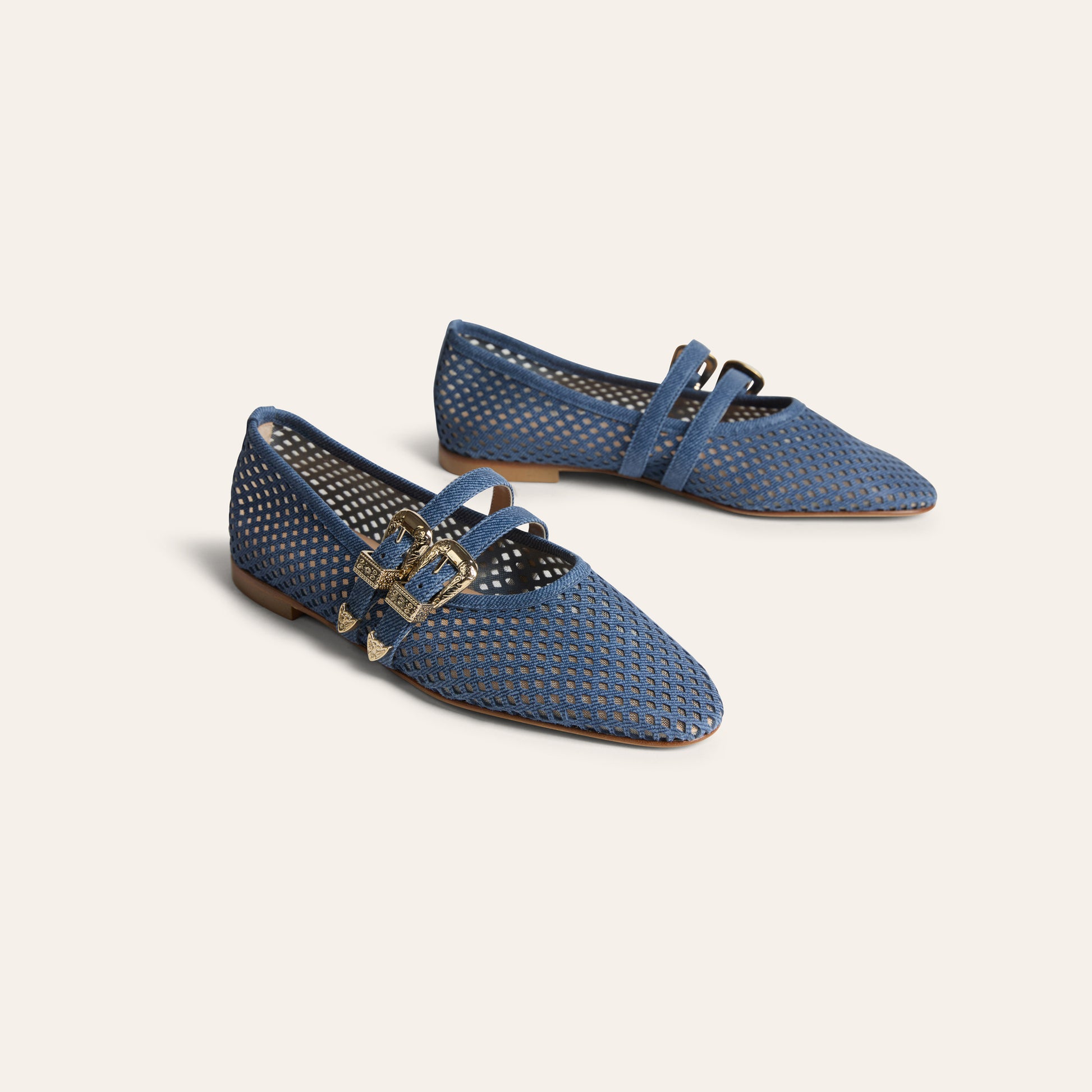 Udine - Perforated Dark Denim