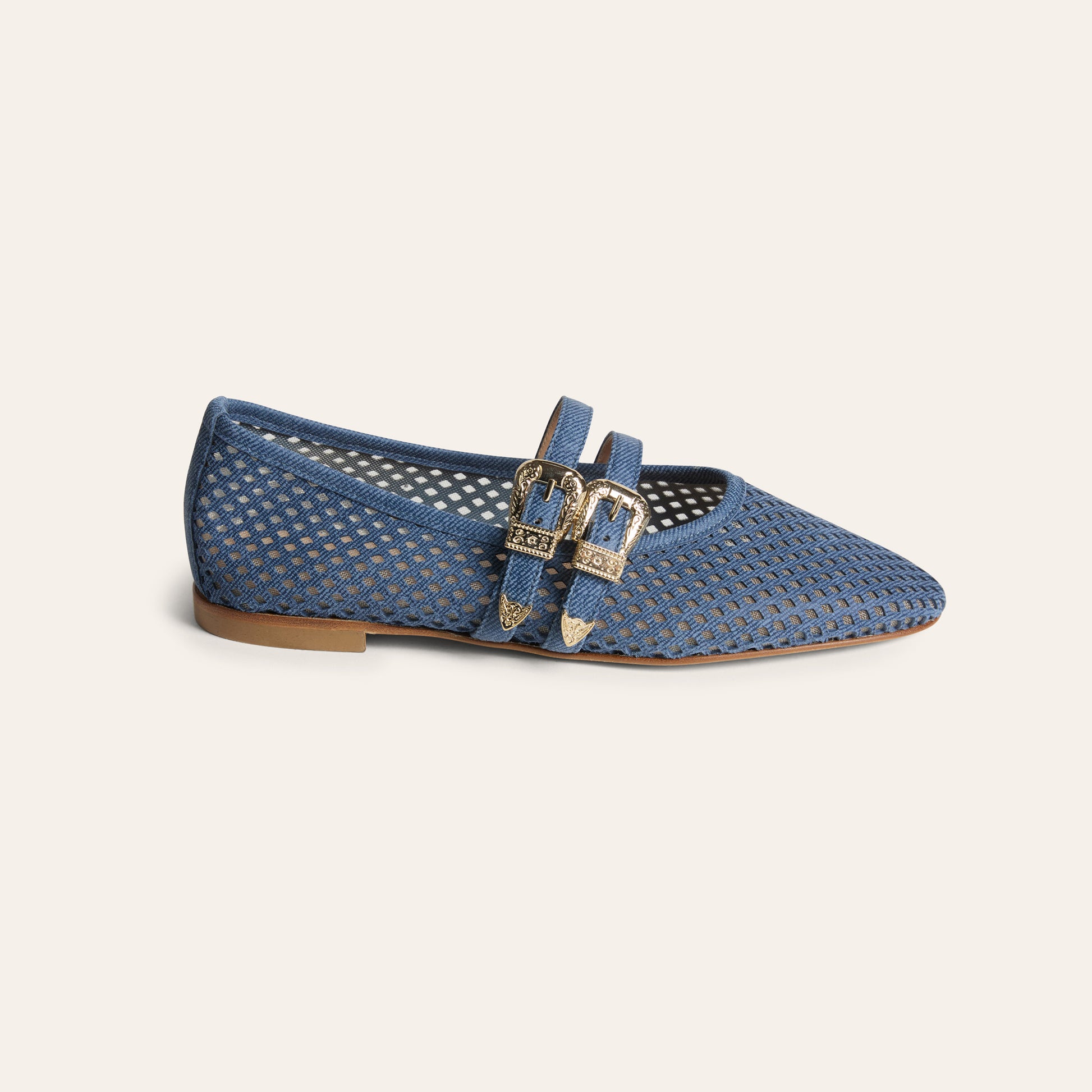 Udine - Perforated Dark Denim