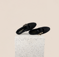 Load image into Gallery viewer, Udine Black Suede Front
