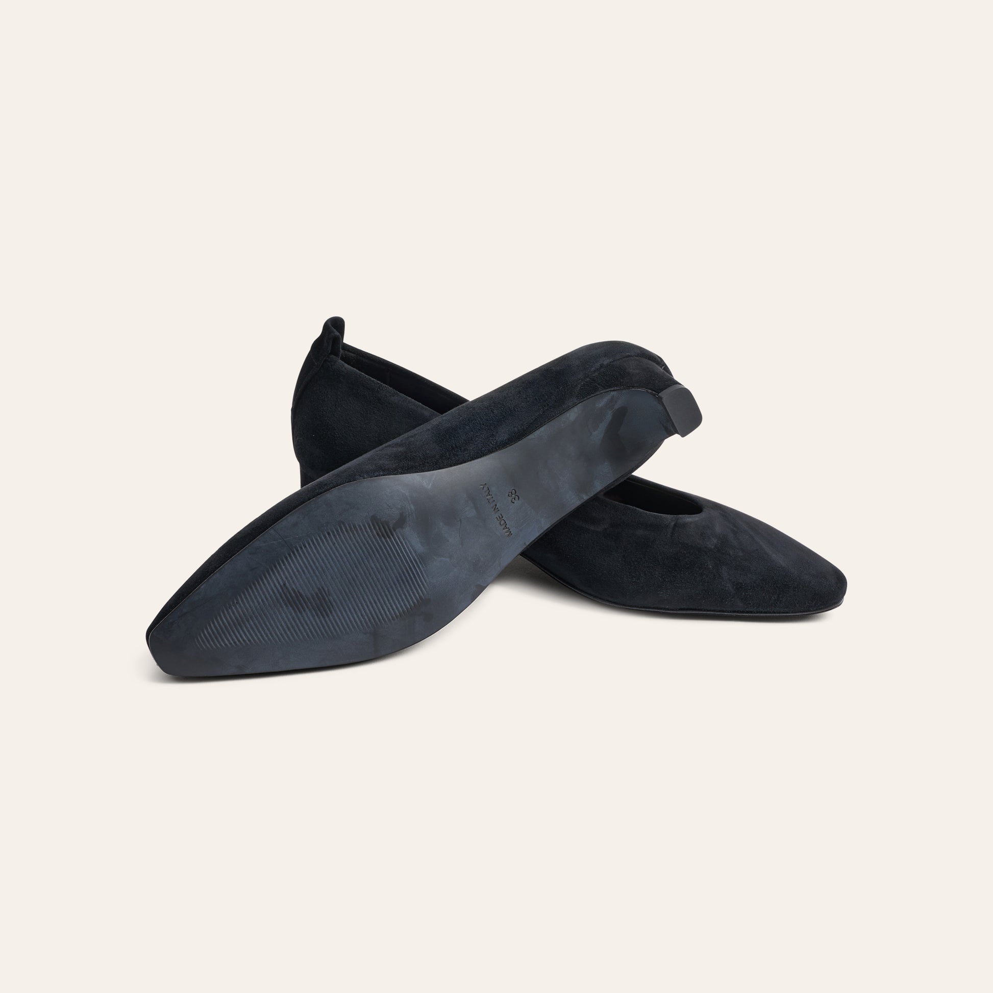 Treviso Heel - Black Suede
