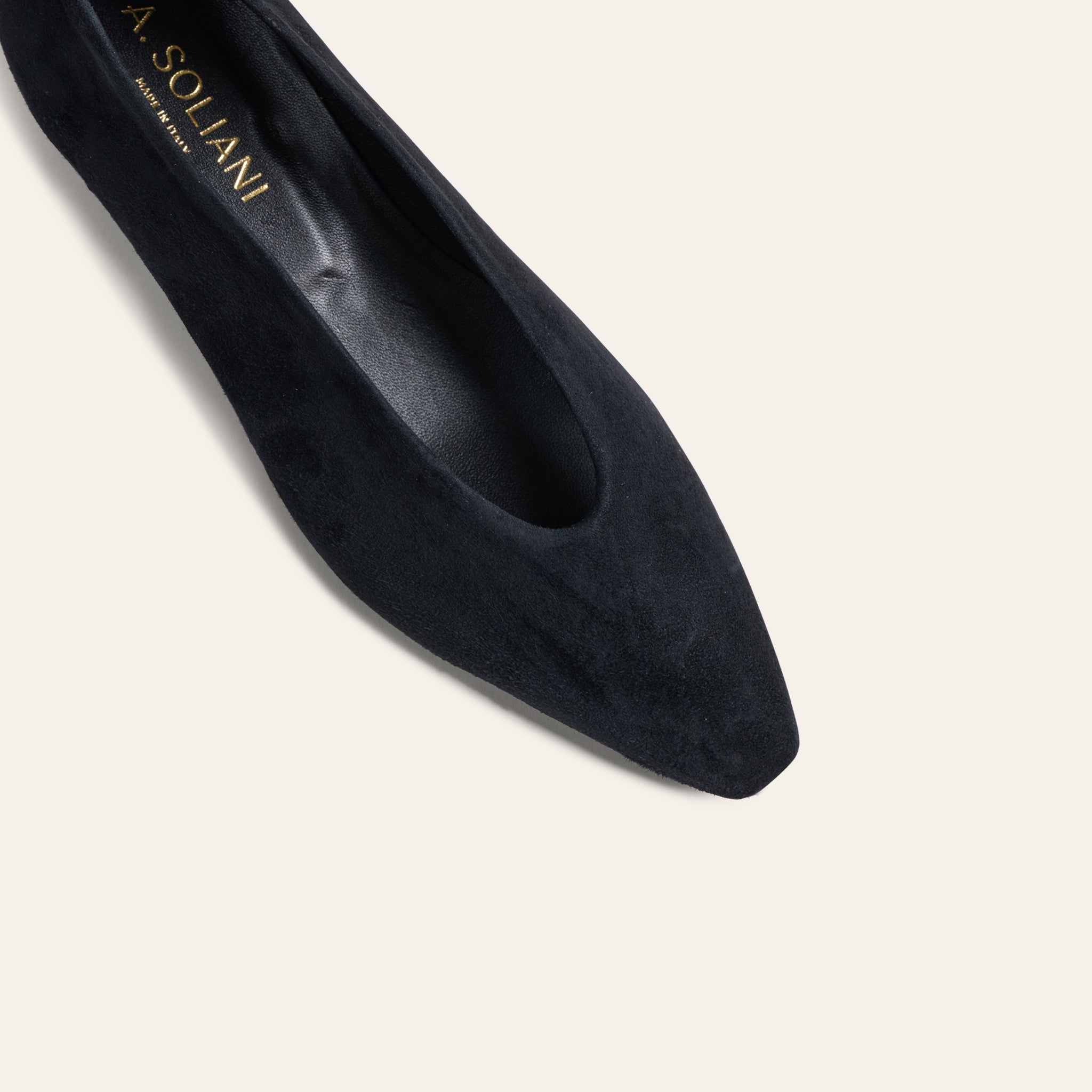 Treviso Heel - Black Suede