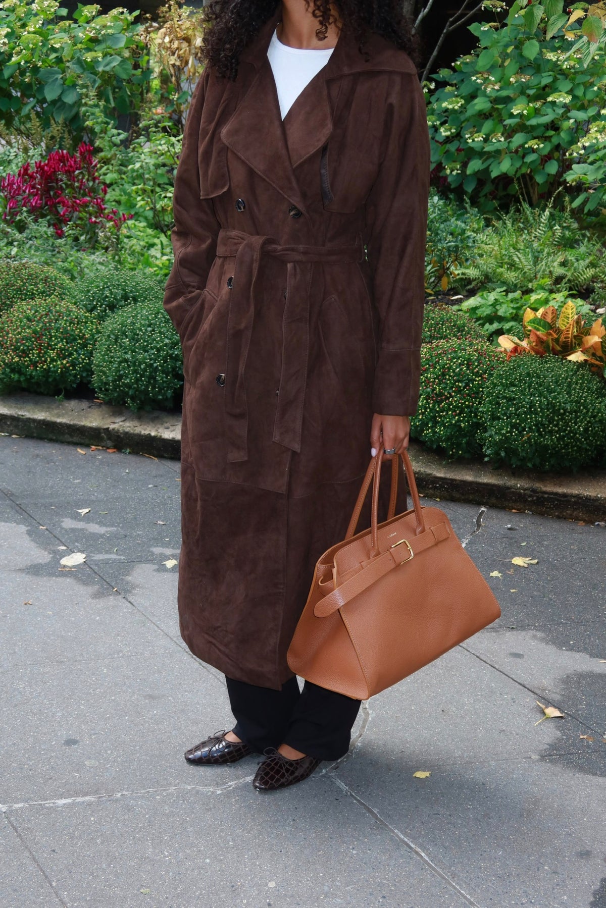 Ambra-Long Suede Jacket
