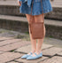 como strap perforated sky blue model