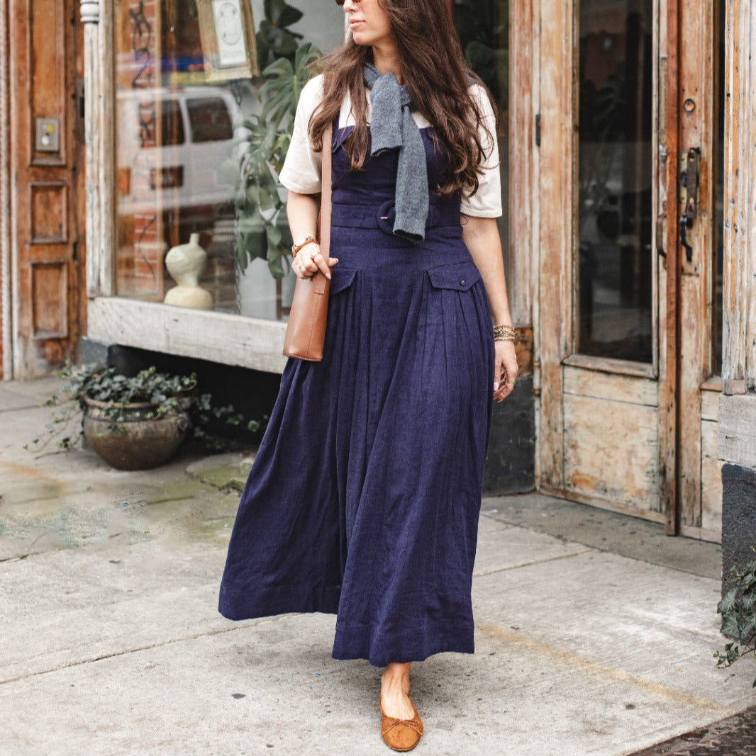Como Leather Suede Ballet Flats in Amaretto Suede | A. Soliani display picture 2