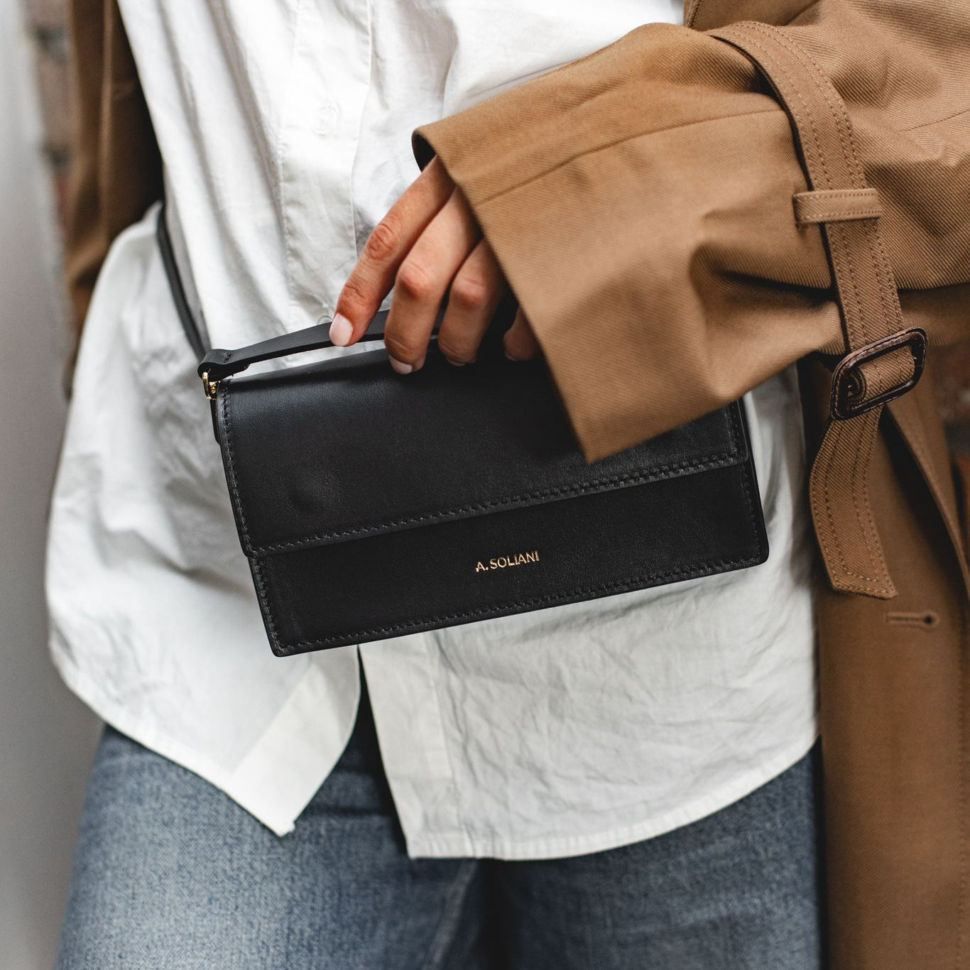 Spiga - Black Leather