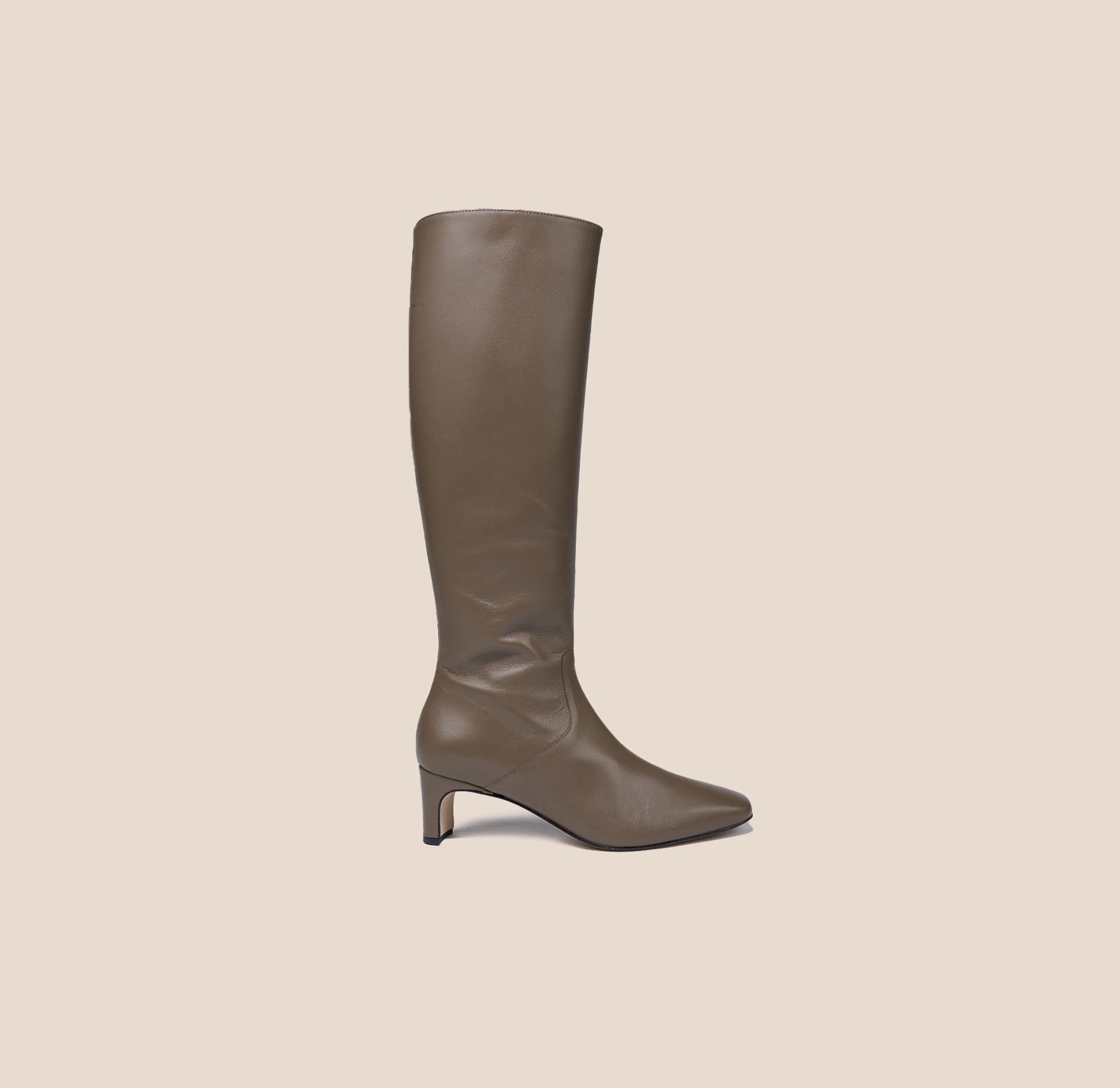 Stella - Dark Taupe Calf Leather