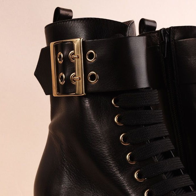 Asti Sport - Black Leather with Buckle SAMPLE SALE - FINAL SALE