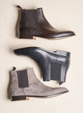 Load image into Gallery viewer, Lori - Men's Chelsea Boot Grey Suede
