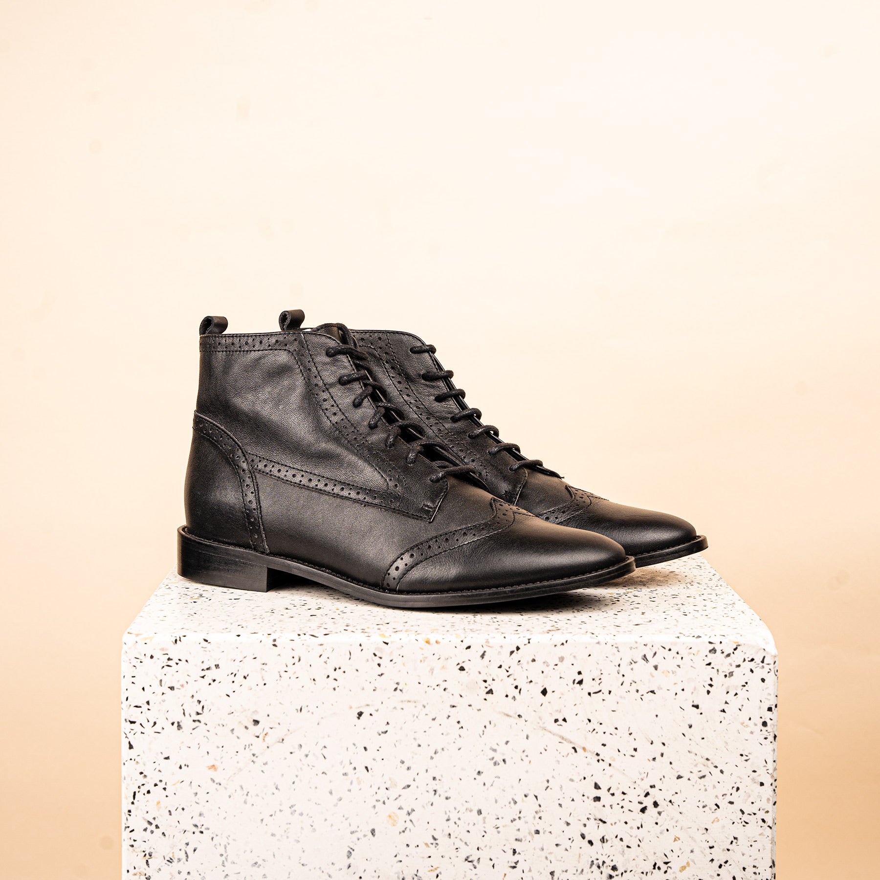 Sale black leather ankle 2024 boots