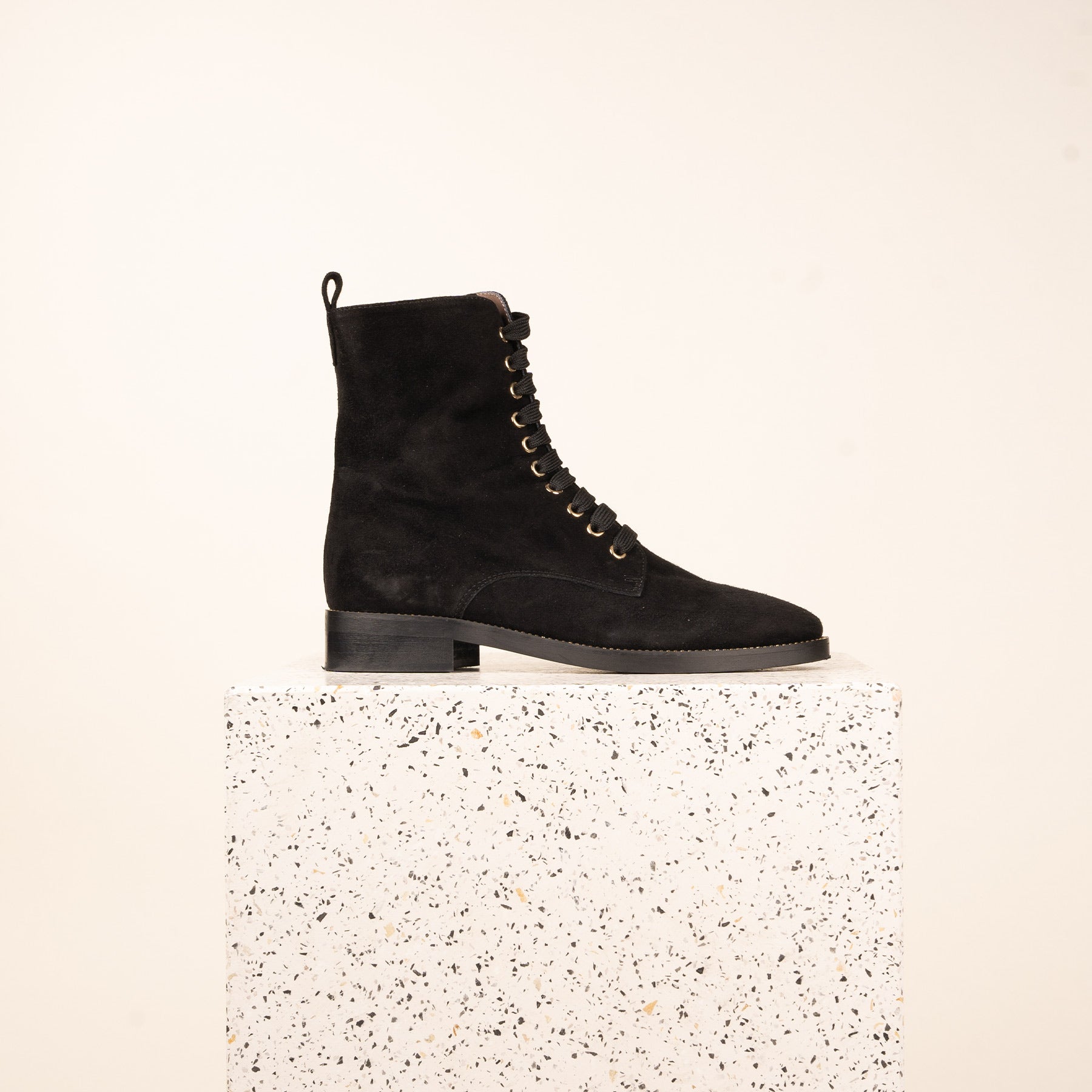 Asti Due - Black Suede – A. Soliani