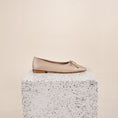 Load image into Gallery viewer, Italian Leather Ballet Flats - Como in Nude 
