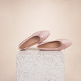 Load image into Gallery viewer, Italian Leather Ballet Flat - Como in Blush
