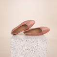Load image into Gallery viewer, Italian Leather Ballet Flats - Como - Rose Aube
