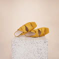 Load image into Gallery viewer, Lido - Mustard Nappa Sandals SAMPLE SALE - FINAL SALE
