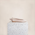 Load image into Gallery viewer, Scala Italian Leather Flats in Pink with Removable Ties
