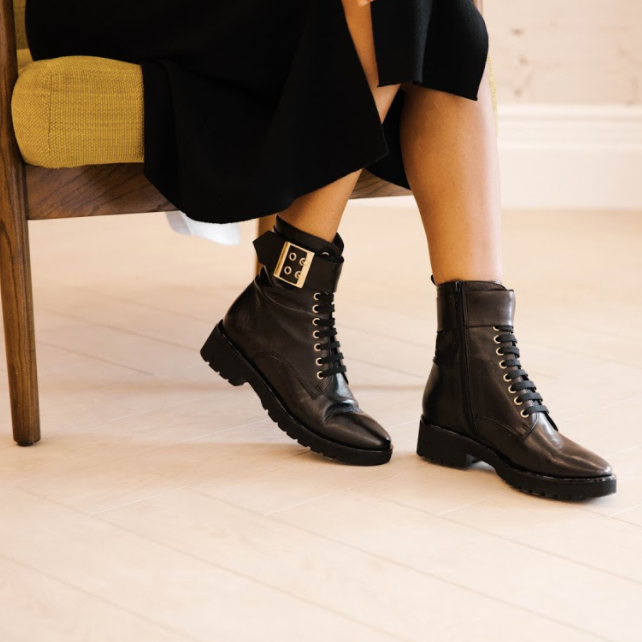 Leather boots womens shop sale