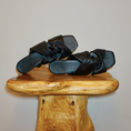Load image into Gallery viewer, Rodi - Black Nappa Sandals
