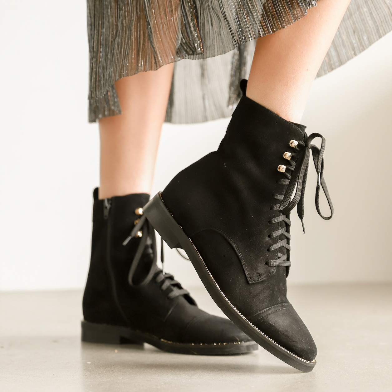 Catania - Black Suede – A. Soliani