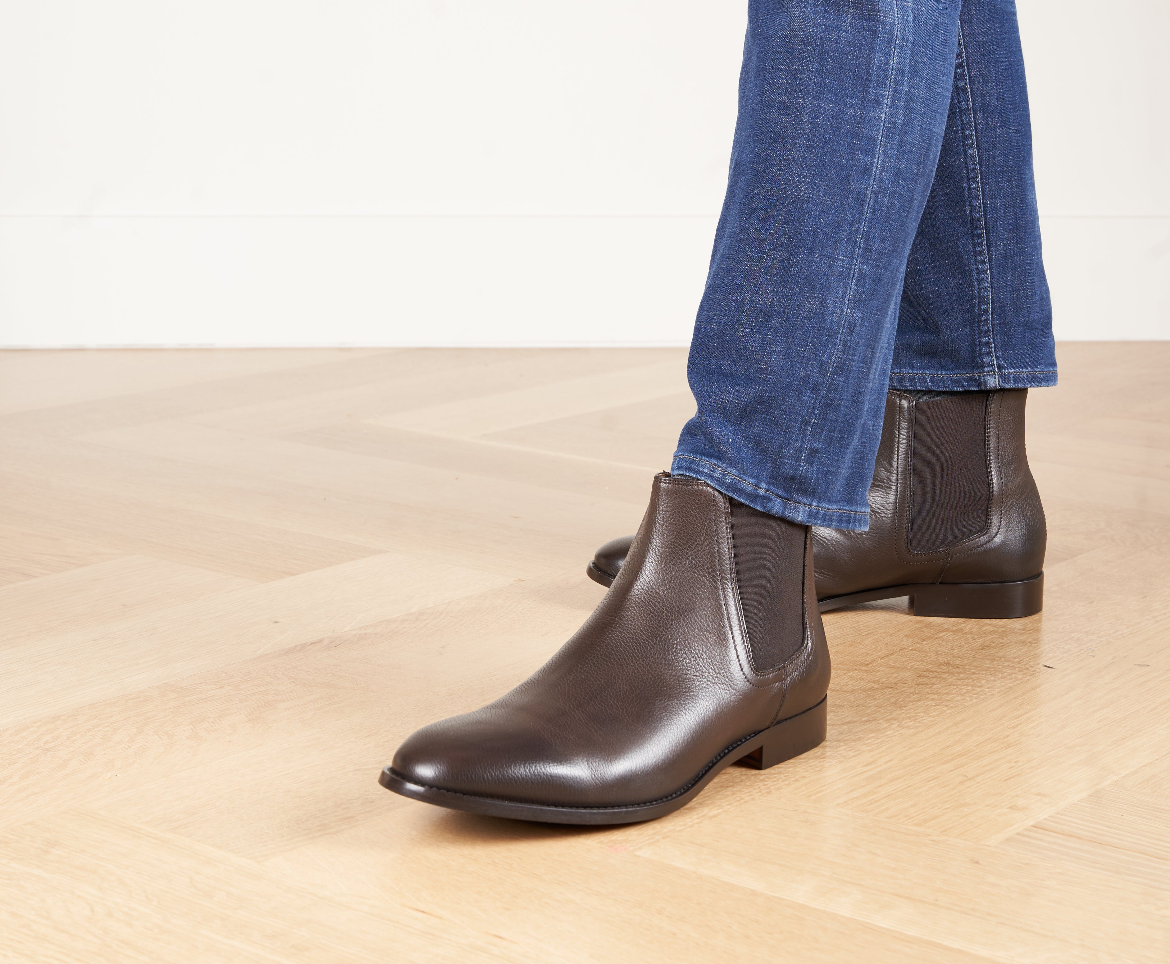 Chocolate chelsea boots hotsell